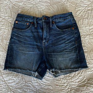 Madewell High Waisted Shorts size 28"